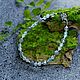 Bracelet made of natural aquamarine and labrador, Bead bracelet, Moscow,  Фото №1