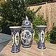 Set 'Blue castle', handmade, Delft (Holland). Vintage vases. Dutch West - Indian Company. Online shopping on My Livemaster.  Фото №2