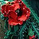  Алые маки МК жакета. Схемы для вязания. Ляховецкая Светлана. Интернет-магазин Ярмарка Мастеров.  Фото №2