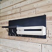 Для дома и интерьера handmade. Livemaster - original item Shelf hanger housekeeper holder - all in one compact shelf. Handmade.