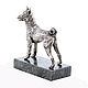 Статуэтка собака фигурка Басенджи на мраморной подставке. Статуэтки. ЮК Джем. Интернет-магазин Ярмарка Мастеров.  Фото №2