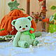 Тыковка 7 см. Мишки Тедди. teddy_and_toys. Ярмарка Мастеров.  Фото №6