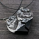 Paired pendant halves of hearts 'Olympus', Pendant, Kostroma,  Фото №1
