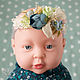 Headband for newborn girls. Hoop. baby-props. Online shopping on My Livemaster.  Фото №2