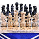 Chess made of stone 'Arter Carthage' marble and shell 25. Chess. H-Present more, than a gift!. Online shopping on My Livemaster.  Фото №2