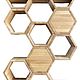 Shelving partition in the Loft style 'Honeycomb'. Shelving. Custom furniture making U.LOFT. My Livemaster. Фото №4