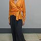 Blouse dressy , Orange mood ,,. Blouses. stillmasterEK (stillmasterEK). My Livemaster. Фото №4