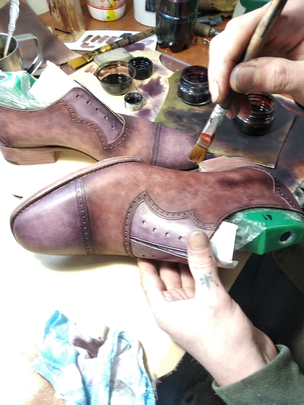 Ручной окрас пары...