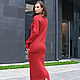 Order Burgundy suit with a skirt. SHAPAR - knitting clothes. Livemaster. . Suits Фото №3
