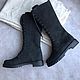 Women's boots ' Moulin Rouge black nubuck black sole'. High Boots. Hitarov (Hitarov). My Livemaster. Фото №6