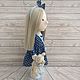 Заказать Текстильная кукла. Платье в горох. Vera's dolls. Ярмарка Мастеров. . Тыквоголовка Фото №3