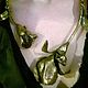 Necklace "Iris", copper, amethyst, Necklace, St. Petersburg,  Фото №1