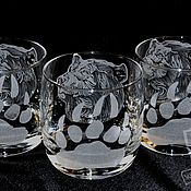 Посуда handmade. Livemaster - original item bears. Highball glasses.. Handmade.
