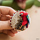 Volume brooch ' Magnificent parrot'. Brooches. Coffeelena. My Livemaster. Фото №5