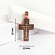 Old believer cross. The Copper Calvary Cross. Folk decorations. Zoloto Master. My Livemaster. Фото №5