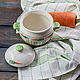 Pot 'Carrot joy!' ceramic handmade. Baking dish. JaneCeramics. My Livemaster. Фото №4