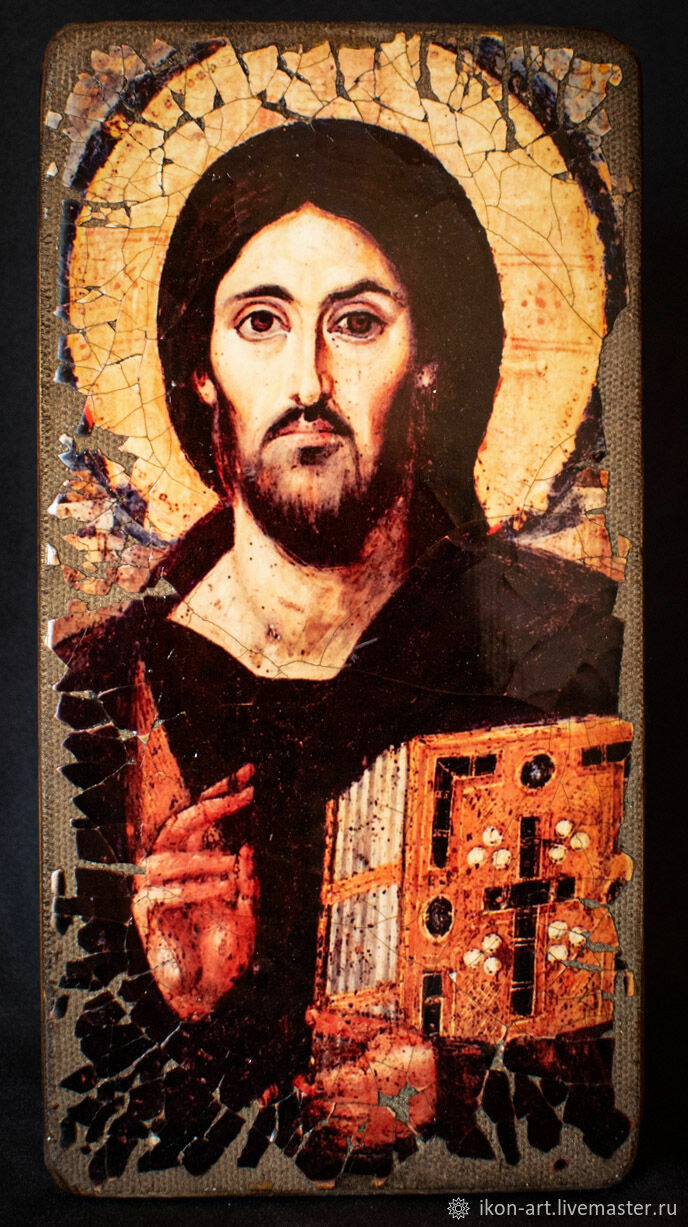 Wooden icon ' Saved Sinai', Icons, Simferopol,  Фото №1