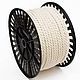 Rope 6 mm twisted three-row, cotton., cord for macrame, Cords, Moscow,  Фото №1