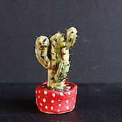 Подарки к праздникам handmade. Livemaster - original item Ceramic cactus.. Handmade.