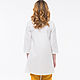 White cardigan jacket made of 100% linen. Jackets. etnoart. My Livemaster. Фото №6