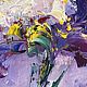Paintings with purple iris. Blue volumetric iris on canvas. Pictures. Zabaikalie. My Livemaster. Фото №4