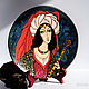 Order Decorative collectible plate from the series 'Faces'. TinaRita. Livemaster. . Plates Фото №3