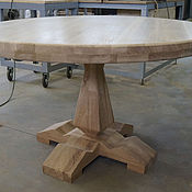 Для дома и интерьера handmade. Livemaster - original item Round table made of oak 1200 mm. Handmade.
