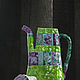 Чайник-кувшин Прекрасный зелёный. Чайники. МАРИНА АКИЛОВА. Ярмарка Мастеров.  Фото №6