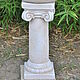 A column of stone Provence, stand for flowers, pedestal. Sculpture. Decor concrete Azov Garden. My Livemaster. Фото №5