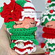 MK Poinsettia, crochet master class, Christmas tree toy. Knitting patterns. Natalya Spiridonova. My Livemaster. Фото №4