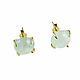 Aquamarine earrings, earrings with aquamarine 'Ice' beads. Stud earrings. Irina Moro. My Livemaster. Фото №4