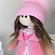 Order Doll knitted, handmade, interior doll in a coat. mariedolls (mariedolls). Livemaster. . Interior doll Фото №3