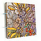 Sketchbook wood cover 22x22sm "Forest-2". Notebooks. EVAG. My Livemaster. Фото №4