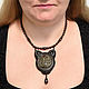 MEOW KISS ME, Brand new handmade necklace by Natalia Malinko.