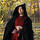 "Колдунья" плащ шерстяной с капюшоном исторический. Костюмы для косплея. VARAN CRAFT - фэнтези одежда. Ярмарка Мастеров.  Фото №4