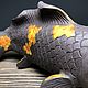 Заказать Карп кои, керамическая фигурка. Pylina-ceramics. Ярмарка Мастеров. . Статуэтки Фото №3