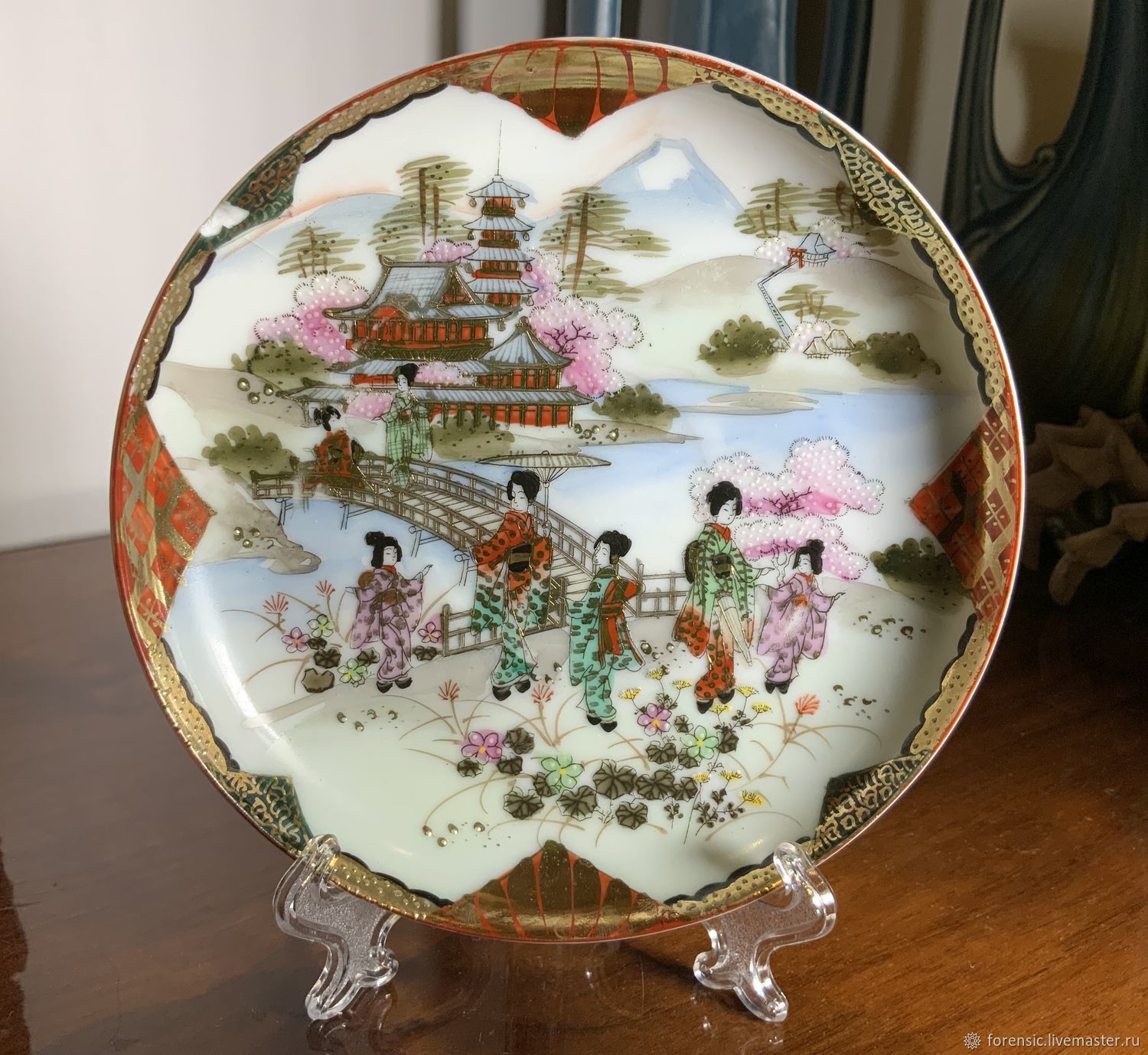 Винтаж: Тарелки винтажные: Блюдце Япония – купить на Ярмарке Мастеров ...