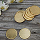 Brass blank for coinage 'Coin', Blanks for jewelry, Moscow,  Фото №1