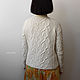The dairy women's sweater with braids. Sweaters. CUTE-KNIT by Nata Onipchenko. My Livemaster. Фото №6