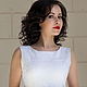 "Белое" - платье-солнце из жаккарда. Платья. Платья Anna Borovkova. Ярмарка Мастеров.  Фото №4