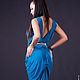 Dress 'Blue cocon'. Dresses. BORMALISA. My Livemaster. Фото №6