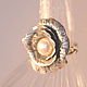 'White rose' - silver ring. Rings. LAVAL. Online shopping on My Livemaster.  Фото №2
