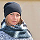 'Urban Style ' beanie hat (double, unisex model), Caps, Moscow,  Фото №1