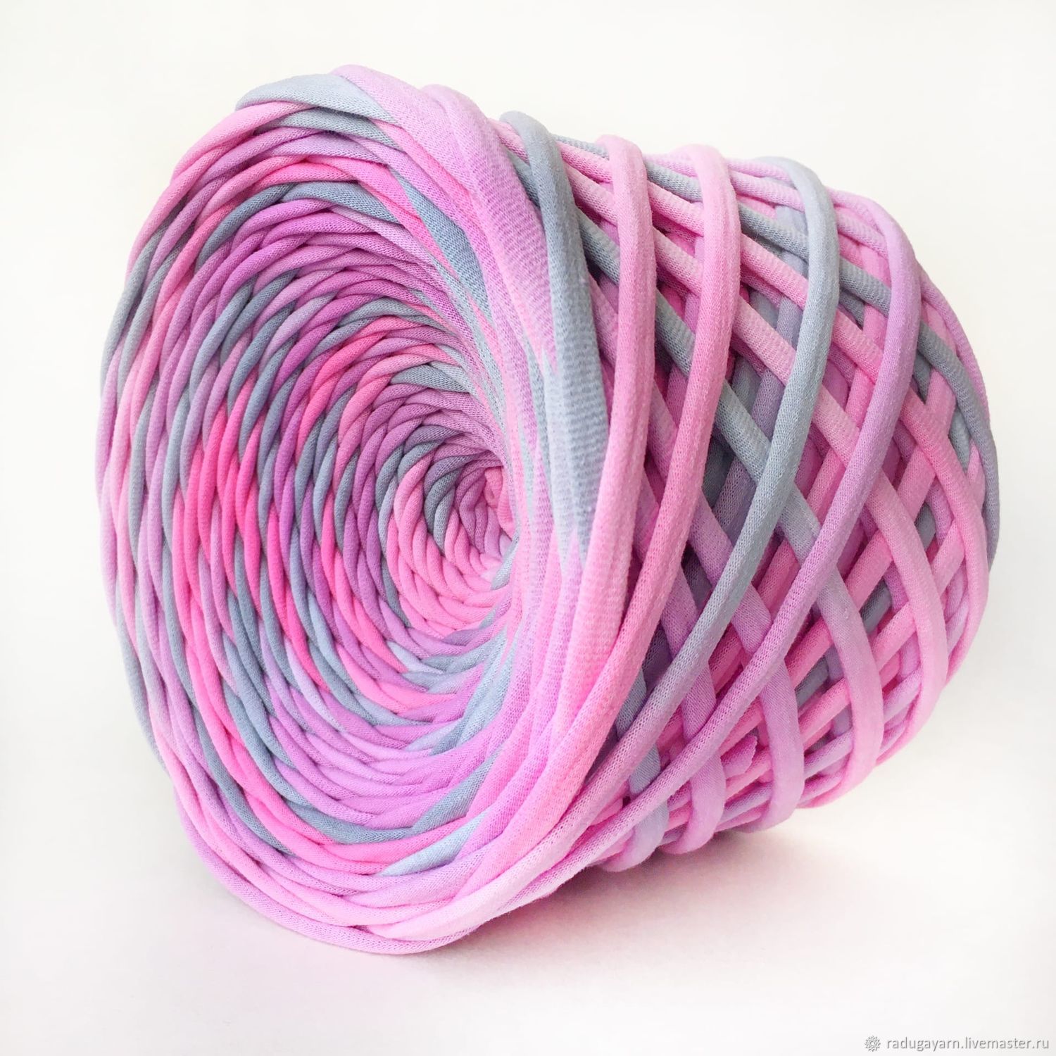 Пряжа:трикотажная пряжа "Радуга"№13 купить в интернет-магазине Ярмарка ...