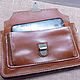 Order handy. Compact mini handbag on the arm, on the belt, shoulder. aleksei32067. Livemaster. . Man purse Фото №3