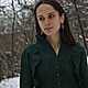 Валяное платье "Хвойный лес", Платья, Киев,  Фото №1