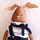 Order Tilda hare. handsewingtoys. Livemaster. . Stuffed Toys Фото №3