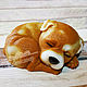 'Sleeping puppy' soap dog handmade gift for children, Soap, Moscow,  Фото №1