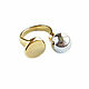 Large ring without stones, ring balls, gold ring silver. Rings. Irina Moro. Online shopping on My Livemaster.  Фото №2