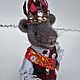 The year of the RAT . Toy collectible. Felted Toy. wool gifts. My Livemaster. Фото №4